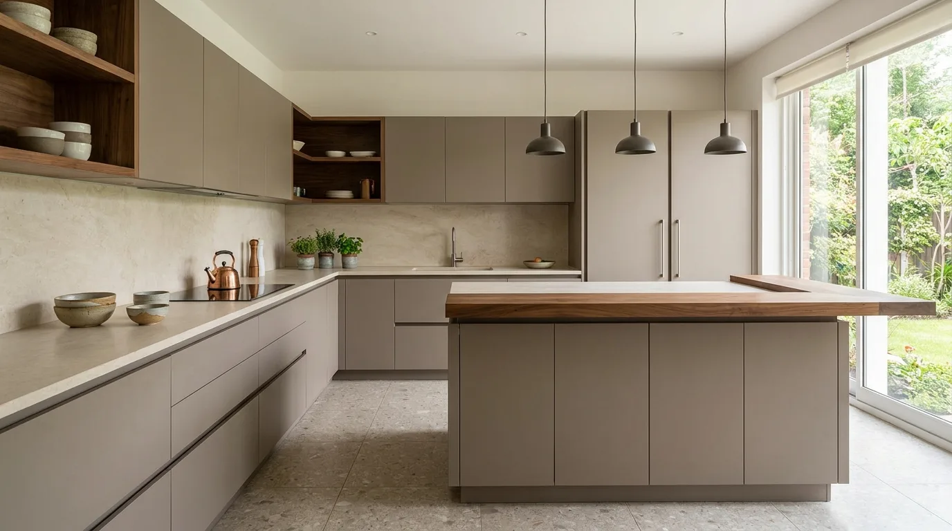 Concept image placeholder for a modular kitchen project